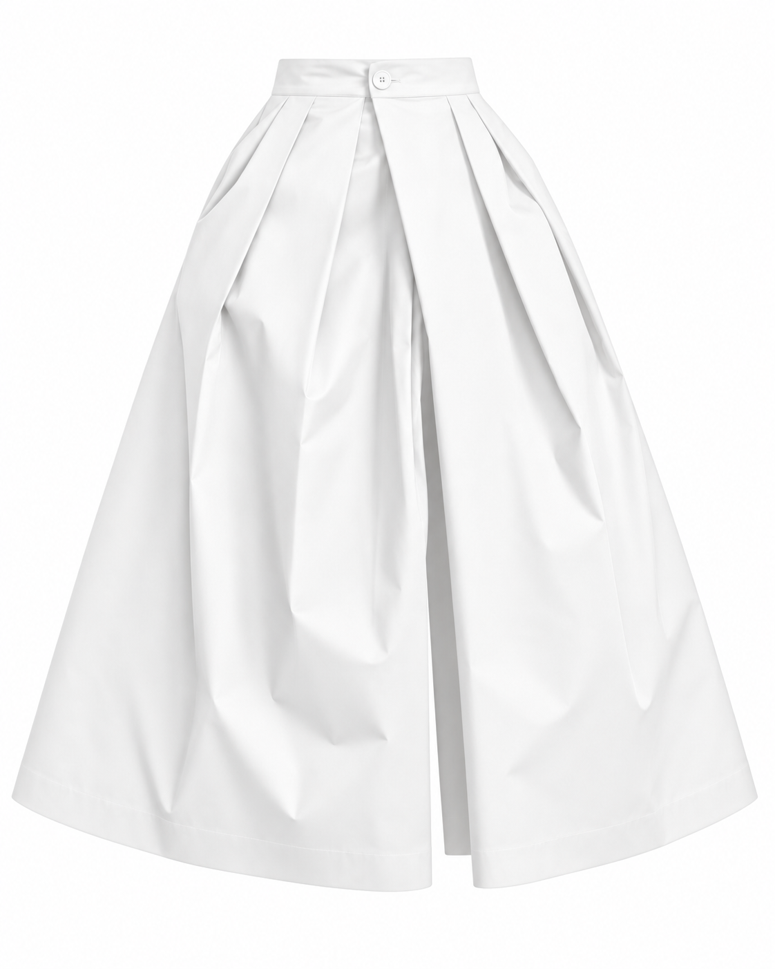Calça culotte wide leg branco